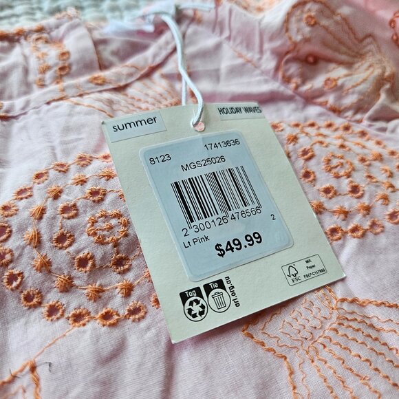 Toddler Girls 2T Jack & Milly Coral Shell Tee & Shorts Set Pink Beach Summer - Picture 7 of 12